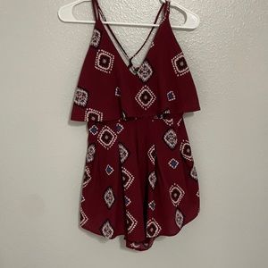 Tribal Strappy Back Romper